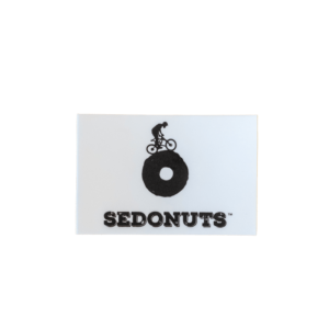 Sedonuts Sticker - White Biking