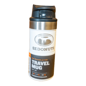 Sedonuts Stainless Travel Mug - White