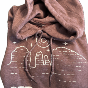 Hoodie Mauve Line