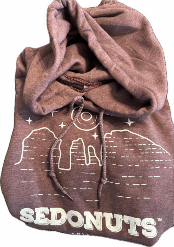 Hoodie Mauve Line