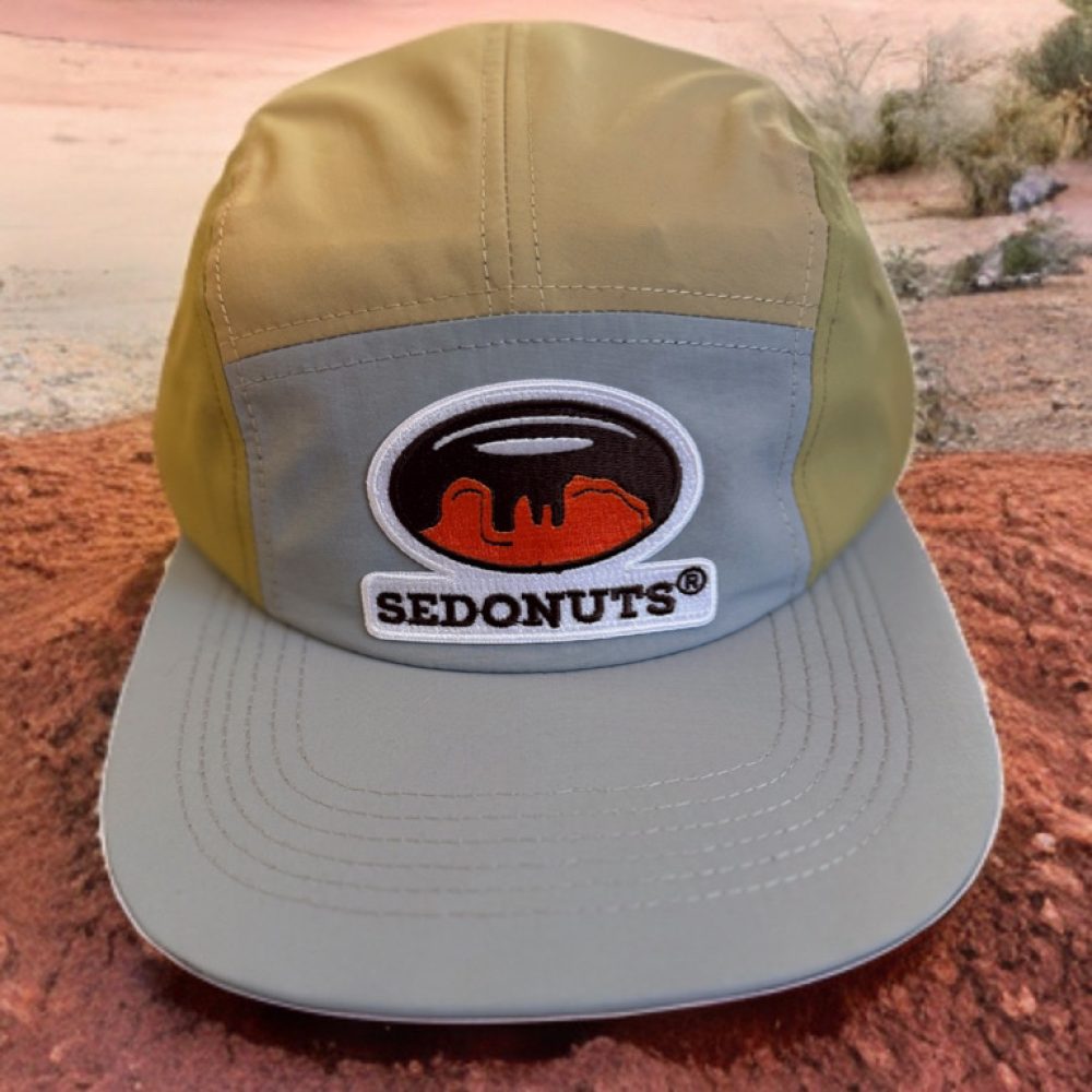Hat 3 Panel Beige Brown