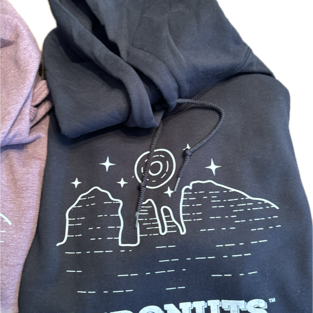 Hoodie Black Line